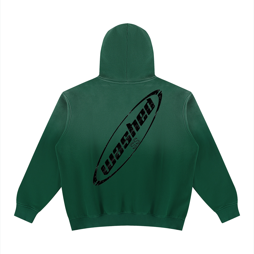 Unisex Vintage Wash Fleece Hoodie