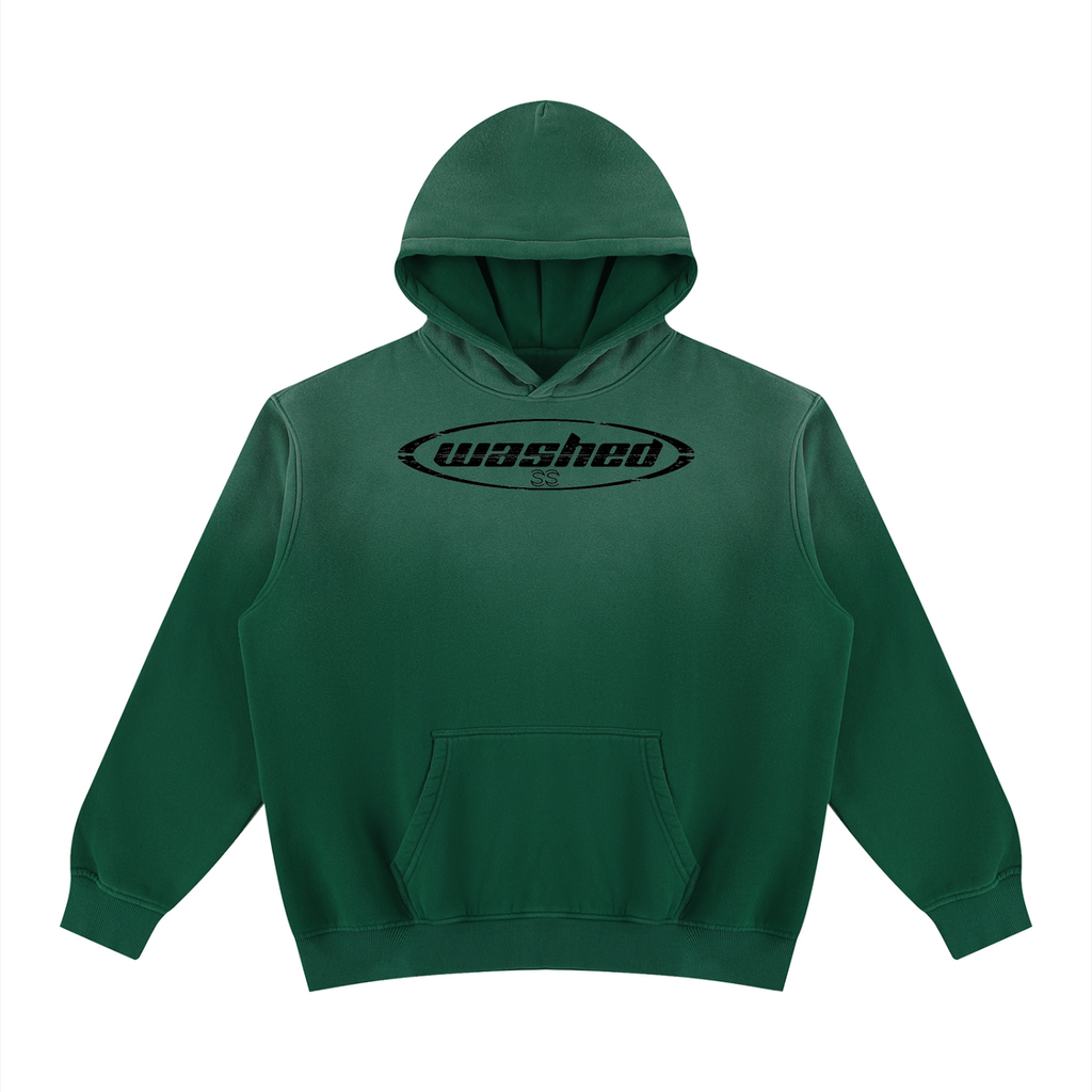 Unisex Vintage Wash Fleece Hoodie