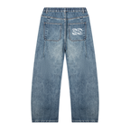 Washed Barrel Jeans