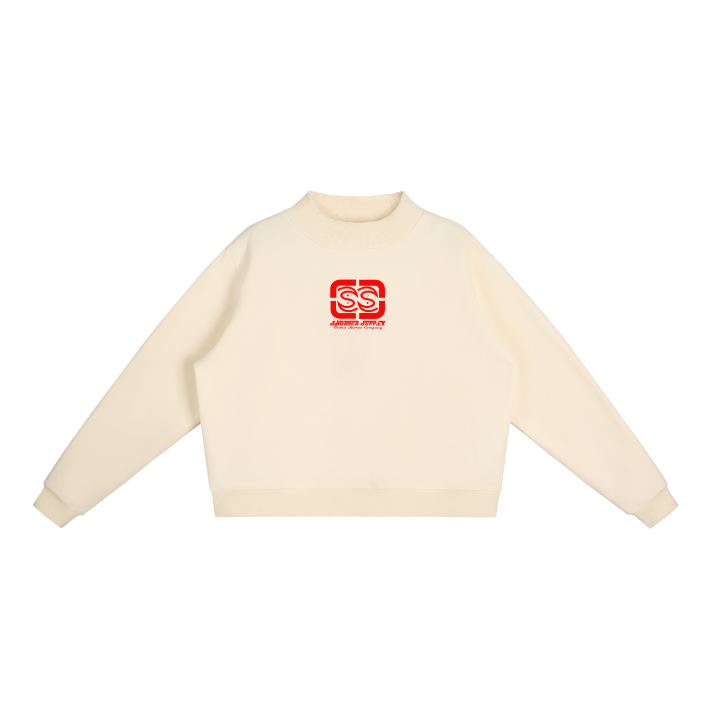 Stacy's Mock-Neck Crew Sweatshirt