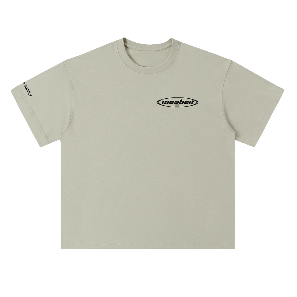 Heavyweight Drop Shoulder Cotton T-Shirt