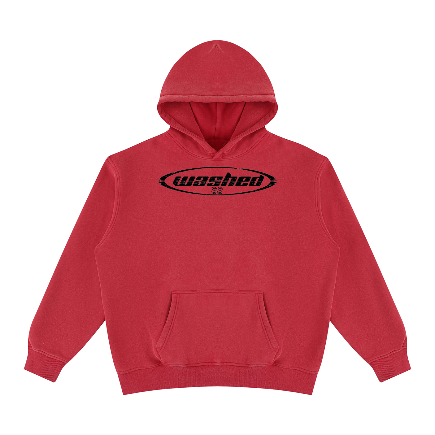 Unisex Vintage Wash Fleece Hoodie