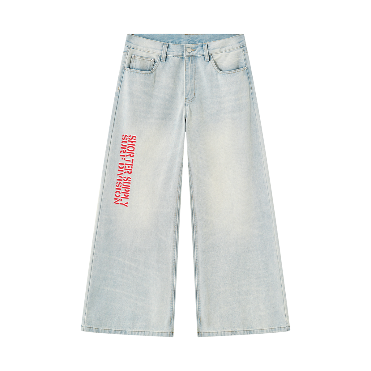 WIDE LEG SKIM DIV JEANS
