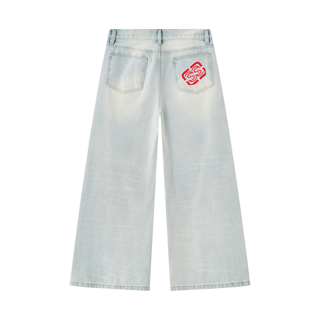 WIDE LEG SKIM DIV JEANS