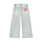 WIDE LEG SKIM DIV JEANS