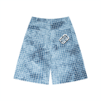 Washed Plaid Shorts